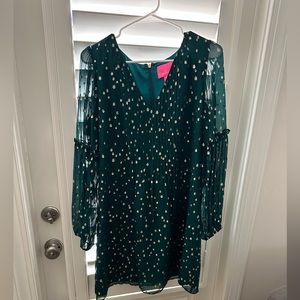 Worn once! Lily Pulitzer dress perfect for Christmas!